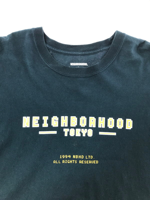 【中古品】【メンズ】 NEIGHBORHOOD ネイバーフッド ALL RIGHTS RESERVED TEE NAVY プリント デザイン 半袖 Tシャツ トップス 142-260818-rt-41-tag カラー：ネイビー 万代Net店