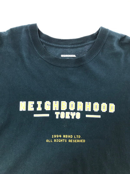 【中古品】【メンズ】 NEIGHBORHOOD ネイバーフッド ALL RIGHTS RESERVED TEE NAVY プリント デザイン 半袖 Tシャツ トップス 142-260818-rt-41-tag カラー：ネイビー 万代Net店