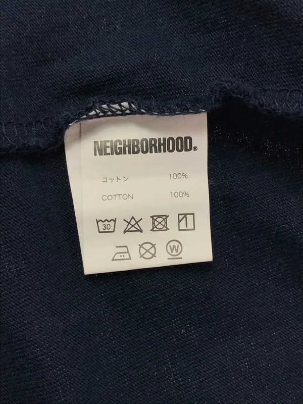 【中古品】【メンズ】 NEIGHBORHOOD ネイバーフッド ALL RIGHTS RESERVED TEE NAVY プリント デザイン 半袖 Tシャツ トップス 142-260818-rt-41-tag カラー：ネイビー 万代Net店