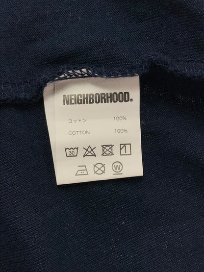 【中古品】【メンズ】 NEIGHBORHOOD ネイバーフッド ALL RIGHTS RESERVED TEE NAVY プリント デザイン 半袖 Tシャツ トップス 142-260818-rt-41-tag カラー：ネイビー 万代Net店