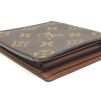 【中古品】【メンズ】 LOUIS VUITTON ルイ ヴィトン PORTEFEUILLE MARCO M61675 ポルトフォイユ マルコ 二つ折り財布 179-260621-na-03-tagh カラー：モノグラム 万代Net店