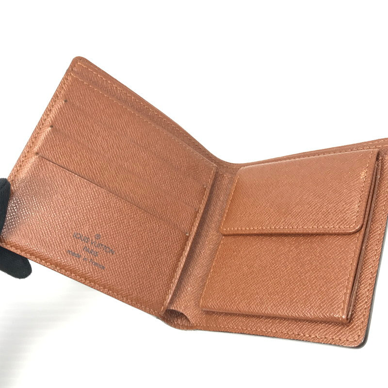 【中古品】【メンズ】 LOUIS VUITTON ルイ ヴィトン PORTEFEUILLE MARCO M61675 ポルトフォイユ マルコ 二つ折り財布 179-260621-na-03-tagh カラー：モノグラム 万代Net店