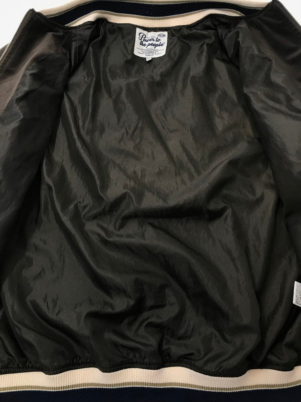 【中古品】【メンズ】 POWER TO THE PEOPLE パワートゥーザピープル VELOUR SOUVENIR JACKET 4701715-104 ベロア スーベニア ジャケット スカジャン アウター 147-260707-na-08-tagh サイズ：XL カラー：ブラウン 万代Net店