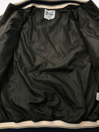 【中古品】【メンズ】 POWER TO THE PEOPLE パワートゥーザピープル VELOUR SOUVENIR JACKET 4701715-104 ベロア スーベニア ジャケット スカジャン アウター 147-260707-na-08-tagh サイズ：XL カラー：ブラウン 万代Net店