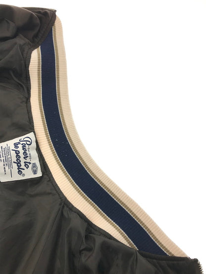 【中古品】【メンズ】 POWER TO THE PEOPLE パワートゥーザピープル VELOUR SOUVENIR JACKET 4701715-104 ベロア スーベニア ジャケット スカジャン アウター 147-260707-na-08-tagh サイズ：XL カラー：ブラウン 万代Net店