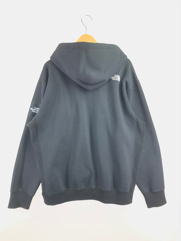 【中古品】【メンズ】 THE NORTH FACE ザ・ノースフェイス SQUARE LOGO FULL ZIP HOODED SWEAT SHIRT NT62232 スウェット パーカー 144-260625-rt-21-tagh サイズ：XL カラー：ブラック 万代Net店