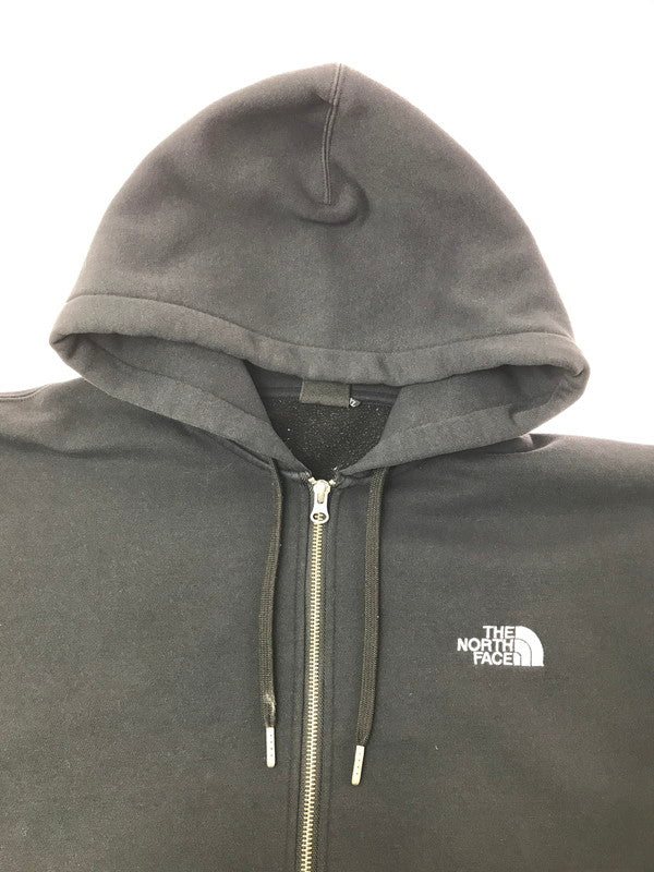 【中古品】【メンズ】 THE NORTH FACE ザ・ノースフェイス SQUARE LOGO FULL ZIP HOODED SWEAT SHIRT NT62232 スウェット パーカー 144-260625-rt-21-tagh サイズ：XL カラー：ブラック 万代Net店