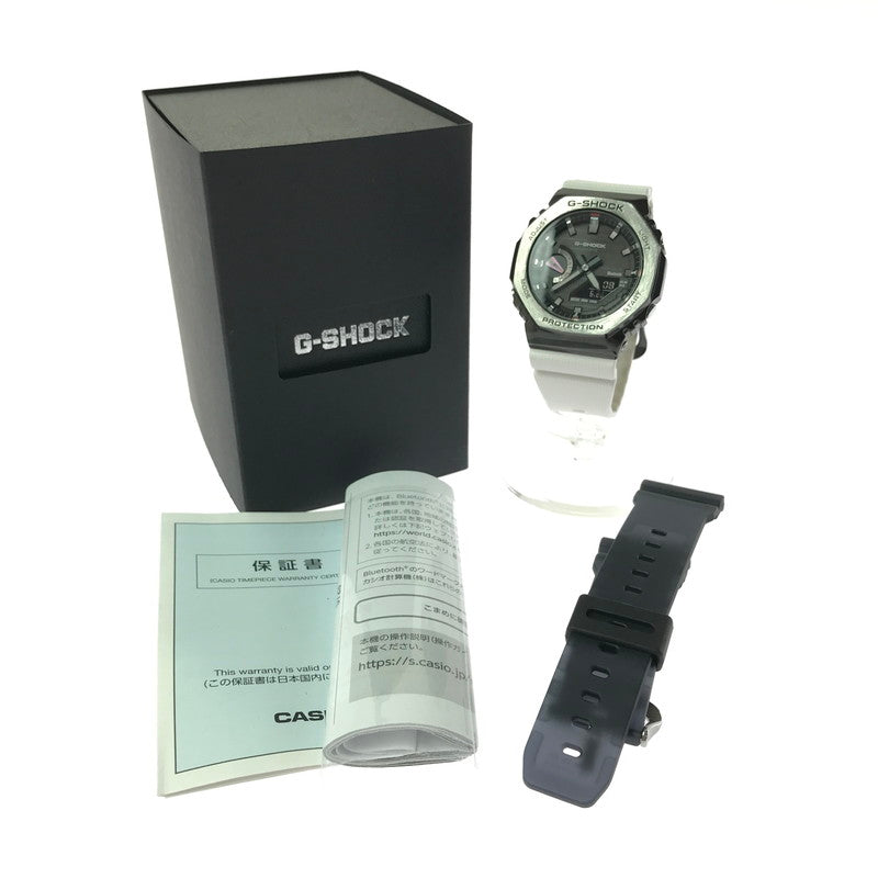 【中古品】【メンズ】 G-SHOCK ジーショック 2100 SERIES GBM-2100-1AJF アナデジ ソーラー 腕時計 196-260621-rt-23-tagh カラー：ブラック/ホワイト 万代Net店