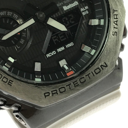 【中古品】【メンズ】 G-SHOCK ジーショック 2100 SERIES GBM-2100-1AJF アナデジ ソーラー 腕時計 196-260621-rt-23-tagh カラー：ブラック/ホワイト 万代Net店