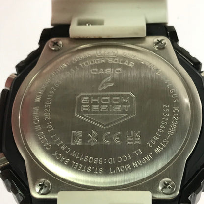 【中古品】【メンズ】 G-SHOCK ジーショック 2100 SERIES GBM-2100-1AJF アナデジ ソーラー 腕時計 196-260621-rt-23-tagh カラー：ブラック/ホワイト 万代Net店
