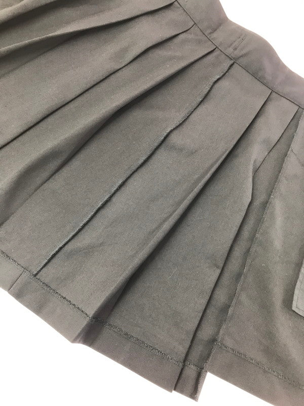 【中古品】【レディース】 CAMPHOR WOOD カンファー ウッド EYELET PLEATS WRAP SKIRT CW0154 アイレット プリーツ ラップ スカート 151-260627-rt-11-tagh サイズ：L カラー：ブラック 万代Net店