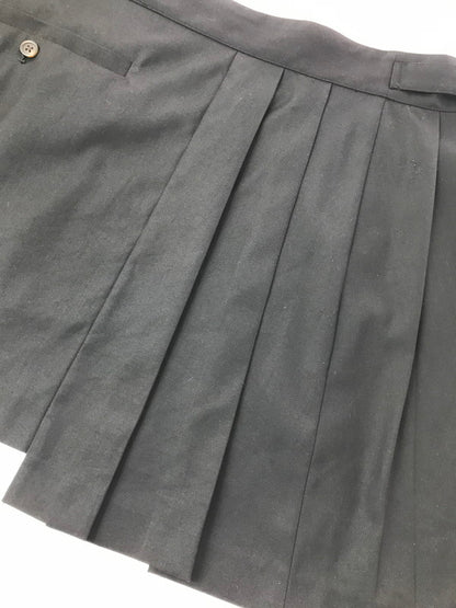 【中古品】【レディース】 CAMPHOR WOOD カンファー ウッド EYELET PLEATS WRAP SKIRT CW0154 アイレット プリーツ ラップ スカート 151-260627-rt-11-tagh サイズ：L カラー：ブラック 万代Net店