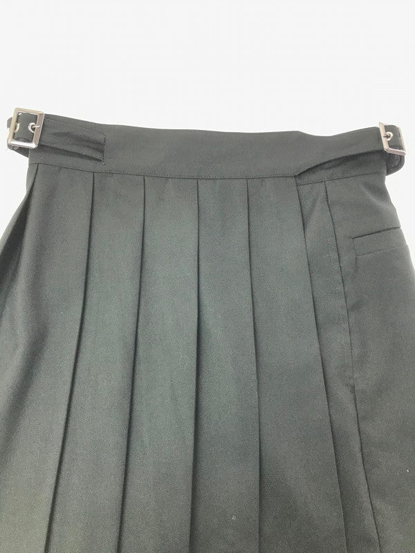 【中古品】【レディース】 CAMPHOR WOOD カンファー ウッド EYELET PLEATS WRAP SKIRT CW0154 アイレット プリーツ ラップ スカート 151-260627-rt-11-tagh サイズ：L カラー：ブラック 万代Net店