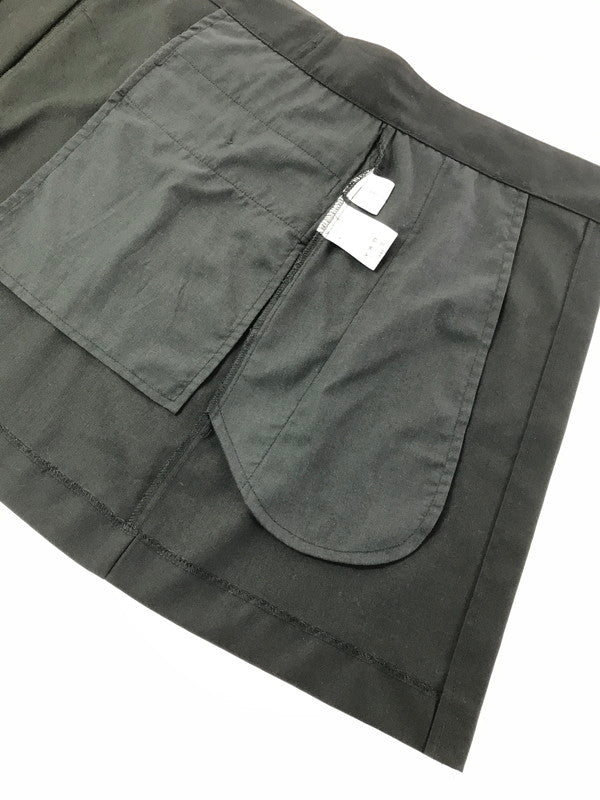 【中古品】【レディース】 CAMPHOR WOOD カンファー ウッド EYELET PLEATS WRAP SKIRT CW0154 アイレット プリーツ ラップ スカート 151-260627-rt-11-tagh サイズ：L カラー：ブラック 万代Net店