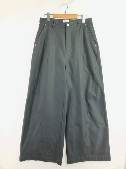 【現状渡し品】【メンズ】 CAMPHOR WOOD カンファー ウッド SUPER WIDE BAGGY POLYESTER SLACKS CW0098 スーパーワイド バギー ポリエステル スラックス ボトムス 151-260627-rt-14-tagh サイズ：M カラー：グレー 万代Net店