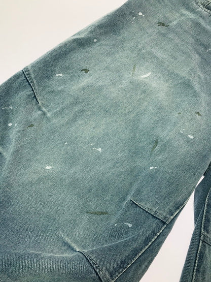 【中古品】【メンズ】 BEAMS ビームス WIDE PAINT DENIM THREE QUARTERS PANTS 11-21-1641-791 ワイド ペイントデニム 七分丈 パンツ 158-260627-rt-13-tagh サイズ：2 カラー：インディゴ 万代Net店