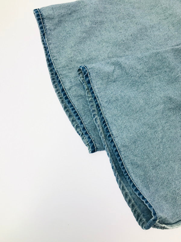 【中古品】【メンズ】 BEAMS ビームス WIDE PAINT DENIM THREE QUARTERS PANTS 11-21-1641-791 ワイド ペイントデニム 七分丈 パンツ 158-260627-rt-13-tagh サイズ：2 カラー：インディゴ 万代Net店