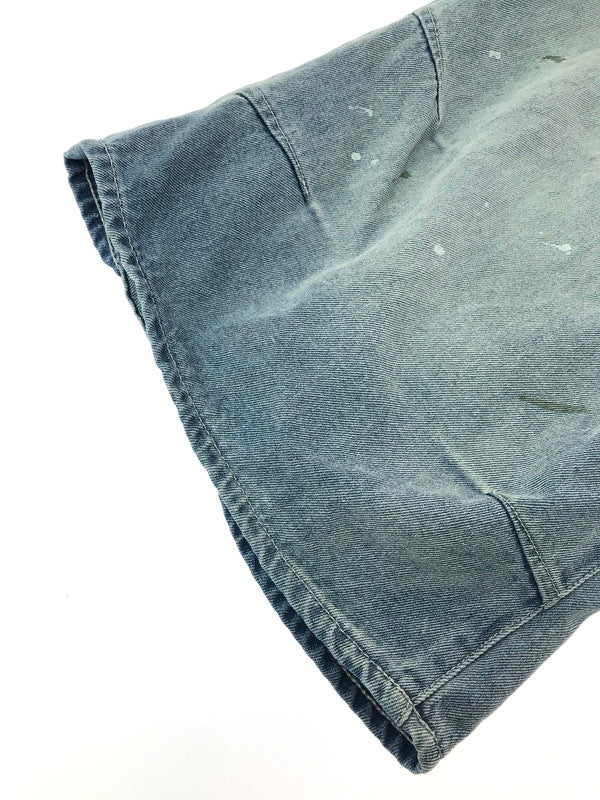 【中古品】【メンズ】 BEAMS ビームス WIDE PAINT DENIM THREE QUARTERS PANTS 11-21-1641-791 ワイド ペイントデニム 七分丈 パンツ 158-260627-rt-13-tagh サイズ：2 カラー：インディゴ 万代Net店