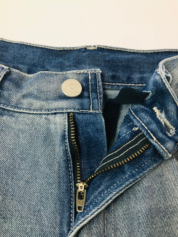 【中古品】【メンズ】 BEAMS ビームス WIDE PAINT DENIM THREE QUARTERS PANTS 11-21-1641-791 ワイド ペイントデニム 七分丈 パンツ 158-260627-rt-13-tagh サイズ：2 カラー：インディゴ 万代Net店