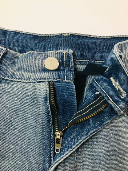 【中古品】【メンズ】 BEAMS ビームス WIDE PAINT DENIM THREE QUARTERS PANTS 11-21-1641-791 ワイド ペイントデニム 七分丈 パンツ 158-260627-rt-13-tagh サイズ：2 カラー：インディゴ 万代Net店