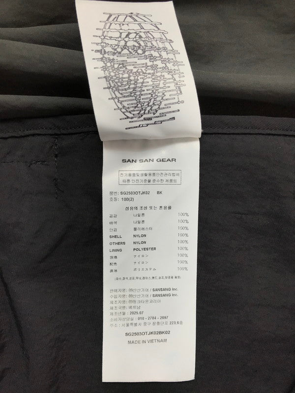 【中古品】【メンズ】 SAN SAN GEAR サン サン ギア 25AW ALPHA JACKET SG2503OTJK02 アルファ ジャケット アウター 142-260625-rt-29-tagh サイズ：2 カラー：ブラック 万代Net店