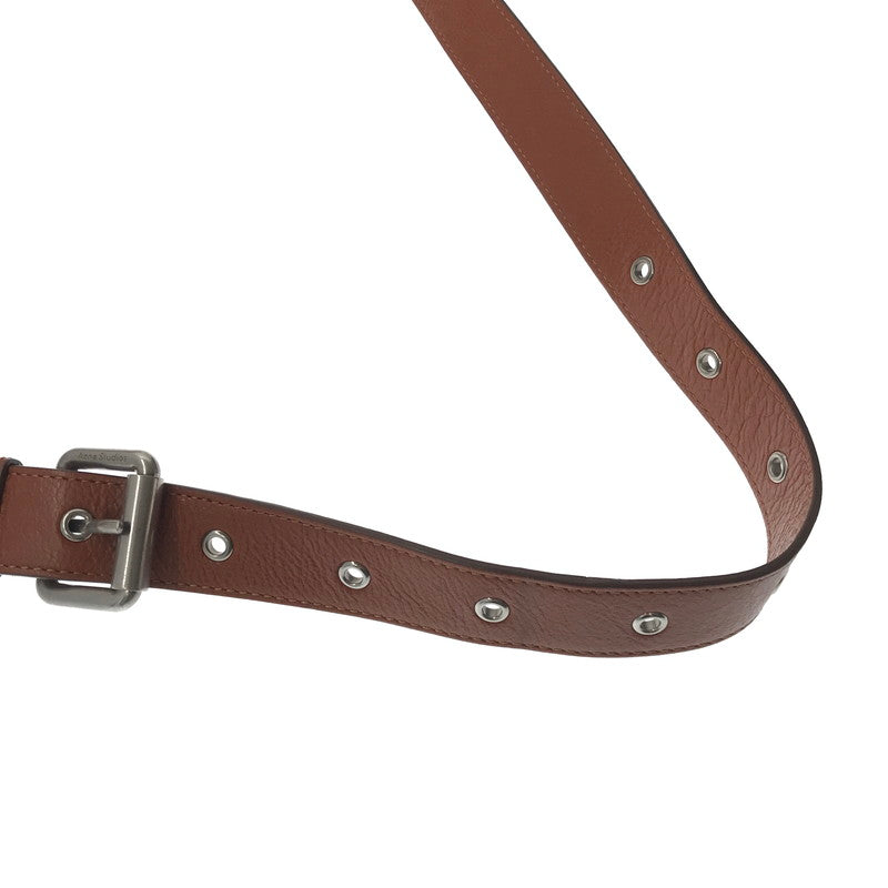 【中古品】【メンズ/レディース】 ACNE STUDIOS アクネストゥディオズ CAMERO SHOULDER BAG C10235-295 カメロ ショルダーバッグ カバン 180-260617-na-1-tag カラー：COGNAC BROWN 万代Net店