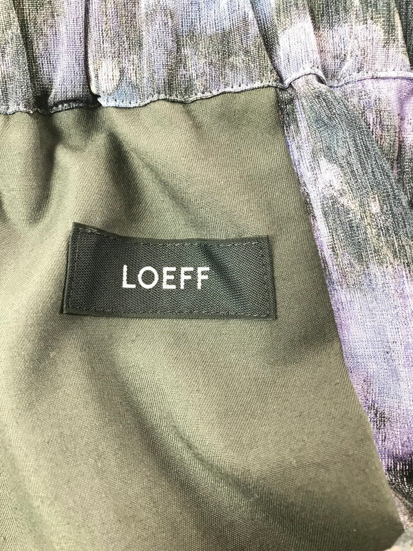 【中古品】【メンズ】 LOEFF ロエフ HAREM PANTS 8884-2-000002 ハーレム パンツ ボトムス 151-260627-rt-16-tagh サイズ：2 カラー：ブルー 万代Net店