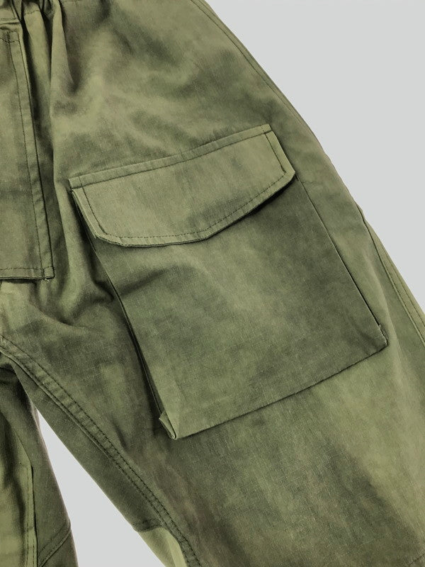 【中古品】【メンズ】 FLEURS DE BAGNE フレール ド バーニュ EASY CARGO SHORTS イージー カーゴ ショートパンツ ボトムス 152-260627-rt-12-tagh サイズ：L カラー：カーキ 万代Net店
