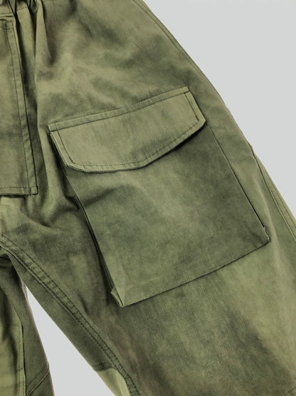 【中古品】【メンズ】 FLEURS DE BAGNE フレール ド バーニュ EASY CARGO SHORTS イージー カーゴ ショートパンツ ボトムス 152-260627-rt-12-tagh サイズ：L カラー：カーキ 万代Net店