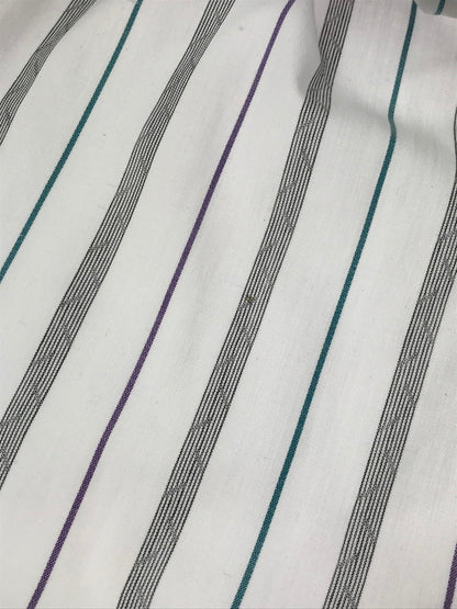 【中古品】【メンズ】 SILLAGE シアージ L/S PULLOVER STRIPE LONG SHIRT プルオーバー ストライプ ロングシャツ 長袖シャツ 140-260629-na-09-tagh サイズ：F カラー：ホワイト系 万代Net店