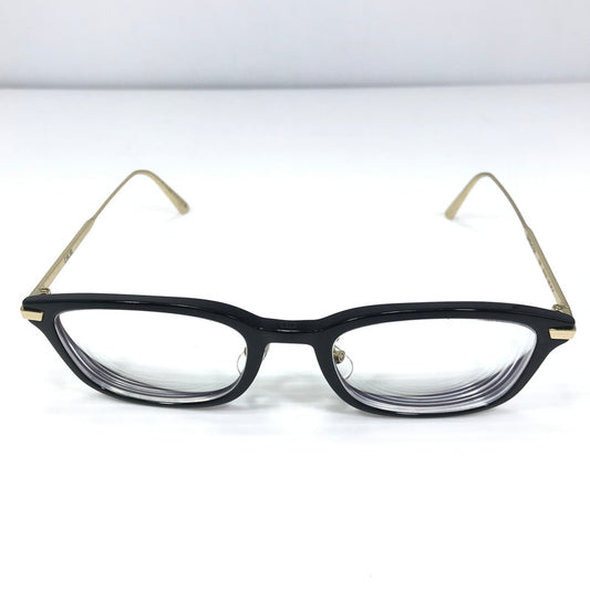 【中古品】【メンズ】 CHRISTIAN DIOR クリスチャンディオール GEM DIOR OS3F ジェム ディオール 度入り 眼鏡 アイウェア アクセサリー 203-260703-YY-24-tagh サイズ：53□21 140 カラー：ブラック/ゴールド 万代Net店