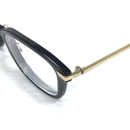 【中古品】【メンズ】 CHRISTIAN DIOR クリスチャンディオール GEM DIOR OS3F ジェム ディオール 度入り 眼鏡 アイウェア アクセサリー 203-260703-YY-24-tagh サイズ：53□21 140 カラー：ブラック/ゴールド 万代Net店