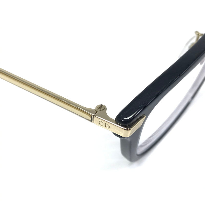 【中古品】【メンズ】 CHRISTIAN DIOR クリスチャンディオール GEM DIOR OS3F ジェム ディオール 度入り 眼鏡 アイウェア アクセサリー 203-260703-YY-24-tagh サイズ：53□21 140 カラー：ブラック/ゴールド 万代Net店
