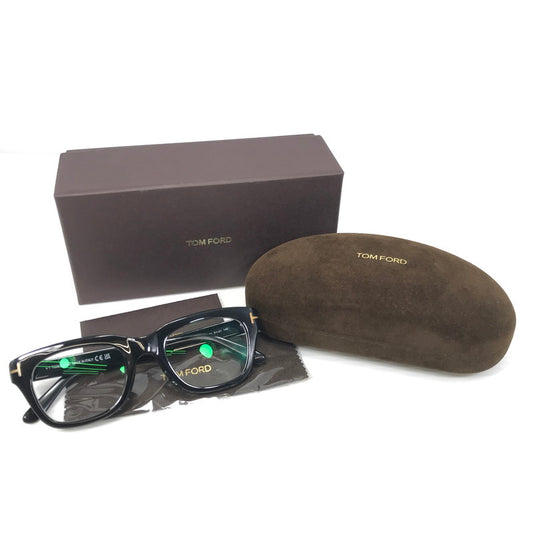 【中古品】【メンズ】 TOM FORD トムフォード EYEWEAR TF5178-F アイウェア 度入り 眼鏡 アクセサリー 203-260703-YY-21-tagh サイズ：51□21 145 カラー：ブラック 万代Net店