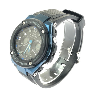 【中古品】【メンズ】 G-SHOCK ジーショック G-STEEL MID SIZE SERIES GST-W300G-1A2JF アナログ デジタル タフソーラー 腕時計 196-260629-ty-04-tagh カラー：ブラック 万代Net店