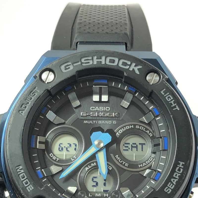 【中古品】【メンズ】 G-SHOCK ジーショック G-STEEL MID SIZE SERIES GST-W300G-1A2JF アナログ デジタル タフソーラー 腕時計 196-260629-ty-04-tagh カラー：ブラック 万代Net店