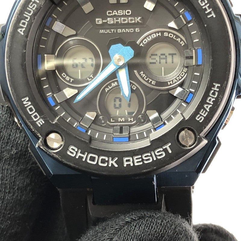 【中古品】【メンズ】 G-SHOCK ジーショック G-STEEL MID SIZE SERIES GST-W300G-1A2JF アナログ デジタル タフソーラー 腕時計 196-260629-ty-04-tagh カラー：ブラック 万代Net店