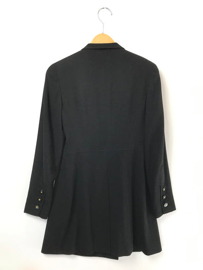 【中古品】【レディース】 CHANEL BOUTIQUE シャネル ブティック 97P WOOL DOUBLE LONG JACKET ウール ダブル ロング ジャケット フランス製 ライトアウター 183-260621-rt-07-tagh サイズ：38 カラー：ブラック 万代Net店