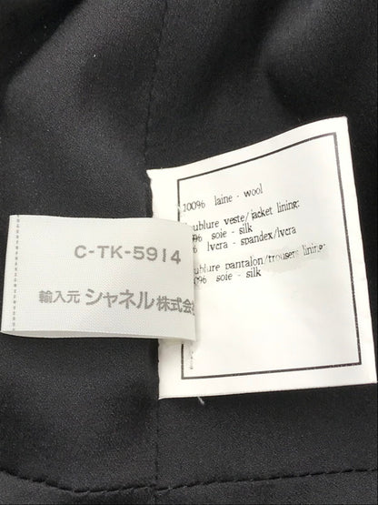 【中古品】【レディース】 CHANEL BOUTIQUE シャネル ブティック 97P WOOL DOUBLE LONG JACKET ウール ダブル ロング ジャケット フランス製 ライトアウター 183-260621-rt-07-tagh サイズ：38 カラー：ブラック 万代Net店