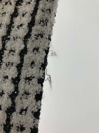 【中古品】【レディース】 CHANEL BOUTIQUE シャネル ブティック COCO MARK BUTTON KNIT CARDIGAN ココ マーク ボタン ニット カーディガン トップス 183-260621-rt-05-tagh サイズ：不明 下記参照 カラー：ホワイト/ブラック 万代Net店