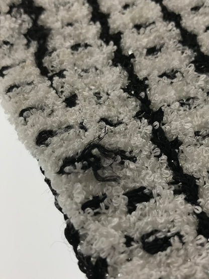 【中古品】【レディース】 CHANEL BOUTIQUE シャネル ブティック COCO MARK BUTTON KNIT CARDIGAN ココ マーク ボタン ニット カーディガン トップス 183-260621-rt-05-tagh サイズ：不明 下記参照 カラー：ホワイト/ブラック 万代Net店
