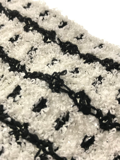 【中古品】【レディース】 CHANEL BOUTIQUE シャネル ブティック COCO MARK BUTTON KNIT CARDIGAN ココ マーク ボタン ニット カーディガン トップス 183-260621-rt-05-tagh サイズ：不明 下記参照 カラー：ホワイト/ブラック 万代Net店