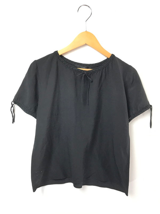 【中古品】【レディース】 GUCCI グッチ SS SILK TOPS ショートスリーブ シルク トップス イタリア製 183-260621-rt-01-tagh サイズ：38 カラー：ブラック 万代Net店