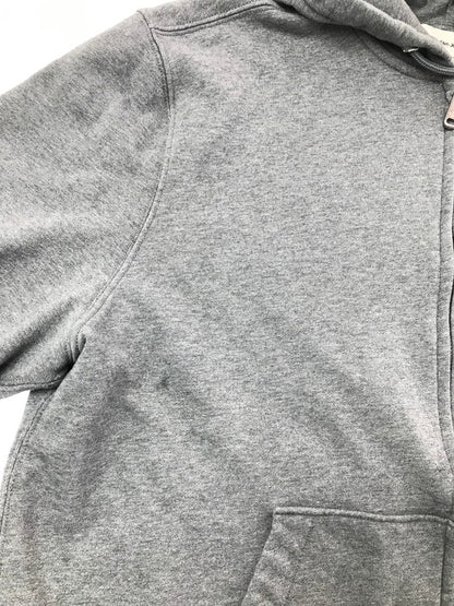 【中古品】【メンズ】 CALVIN KLEIN JEANS カルバン クライン ジーンズ MONOGRAM TERRY ZIP UP HOODIE 4RD266G モノグラム テリー ジップアップ フーディー トップス 141-260625-rt-19-tagh サイズ：L カラー：グレー 万代Net店