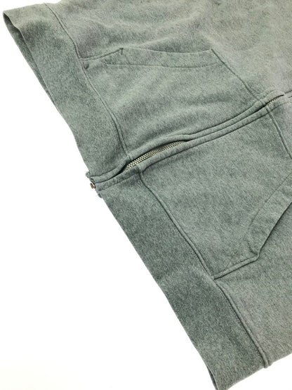【中古品】【メンズ】 CALVIN KLEIN JEANS カルバン クライン ジーンズ MONOGRAM TERRY ZIP UP HOODIE 4RD266G モノグラム テリー ジップアップ フーディー トップス 141-260625-rt-19-tagh サイズ：L カラー：グレー 万代Net店