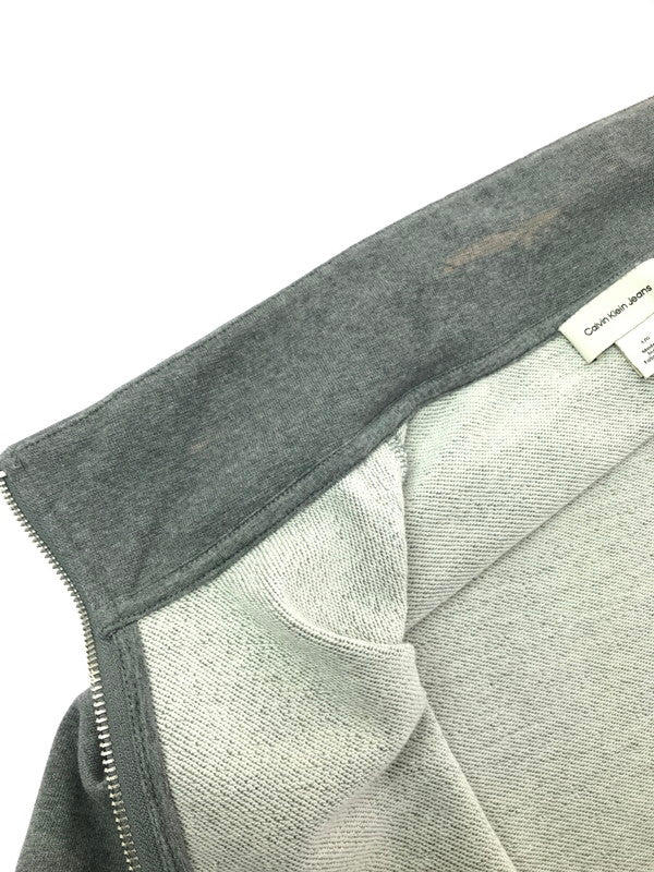【中古品】【メンズ】 CALVIN KLEIN JEANS カルバン クライン ジーンズ ZIP UP SWEAT JACKET 4RF268G ジップアップ スウェット ジャケット ライトアウター 141-260625-rt-20-tagh サイズ：L カラー：グレー 万代Net店