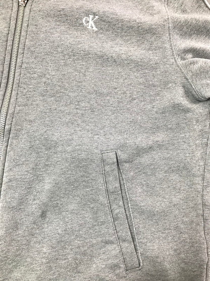 【中古品】【メンズ】 CALVIN KLEIN JEANS カルバン クライン ジーンズ ZIP UP SWEAT JACKET 4RF268G ジップアップ スウェット ジャケット ライトアウター 141-260625-rt-20-tagh サイズ：L カラー：グレー 万代Net店