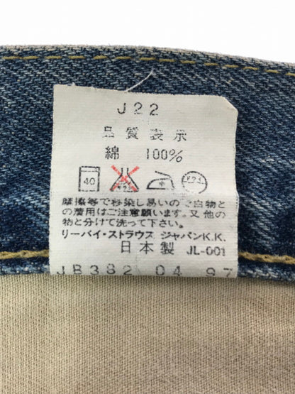 【中古品】【メンズ】 LEVI'S リーバイス 90's BIG E DENIM PANTS 90年代 刻印J22 702復刻 シンチバッグ デニム パンツ ボトムス ジーパン ジーンズ 157-260627-rt-19-tagh サイズ：W33 L36 カラー：インディゴ 万代Net店