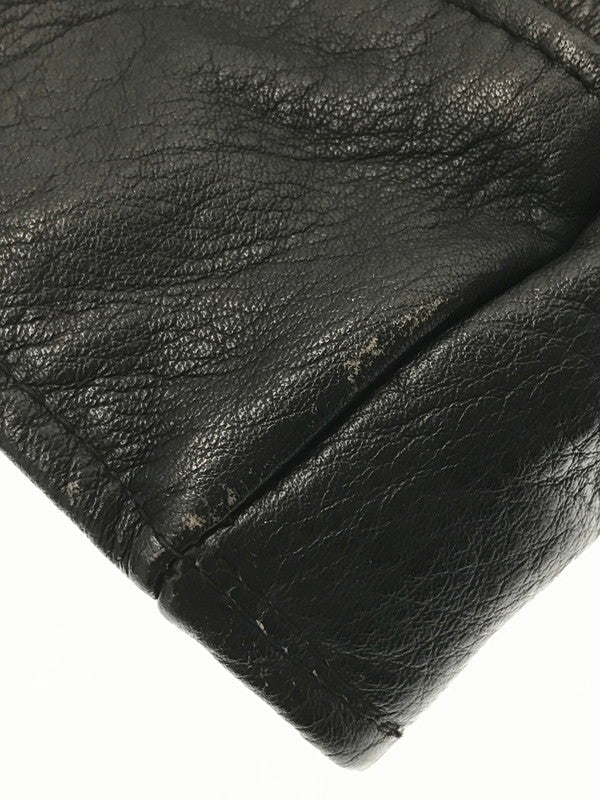 【中古品】【メンズ】 SCHOTT ショット ZIP LEATHER JACKET ジップ レザー ジャケット USA製 アウター 145-260621-rt-10-tagh サイズ：36 カラー：ブラック 万代Net店