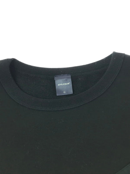 【中古品】【メンズ】 APPLEBUM アップルバム BOA POCKET CREW SWEAT ボア ポケット クルー スウェット トレーナー 142-260629-na-08-tagh サイズ：L カラー：ブラック 万代Net店